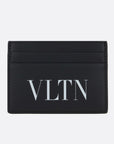 PORTA CARTE VLTN IN PELLE LISCIA