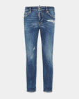 MEDIUM WASH SKATER JEANS