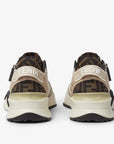 Sneaker Fendi Flow
Low top in pelle beige e Jacquard FF marrone