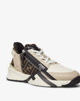 Sneaker Fendi Flow
Low top in pelle beige e Jacquard FF marrone