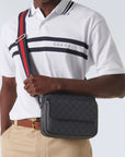 Borsa a tracolla GG Supreme Small in similpelle