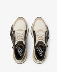 Sneaker Fendi Flow
Low top in pelle beige e Jacquard FF marrone