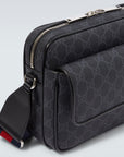 Borsa a tracolla GG Supreme Small in similpelle
