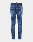 DARK EASY WASH SKATER JEANS