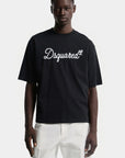 DSQUARED2 EMBROIDERED LOOSE FIT T-SHIRT
