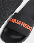 SANDALI SLIDE CON LOGO DSQUARED2