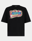 T-SHIRT REBEL TAGS LOOSE FIT CON GRAFFITI