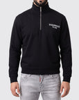 DSQUARED2
Felpa con zip Dsquared2 in cotone e collo alto con logo stampato