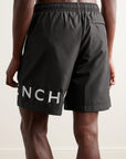 GIVENCHY
Straight-Leg Long-Length Logo-Print Swim Shorts