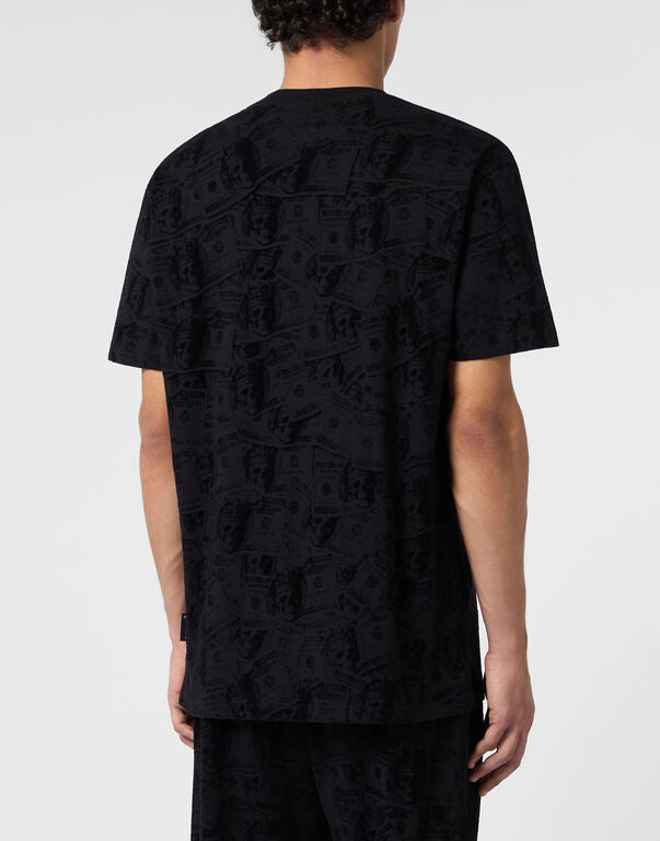 ROUND NECK T-SHIRT ALL-OVER DOLLAR