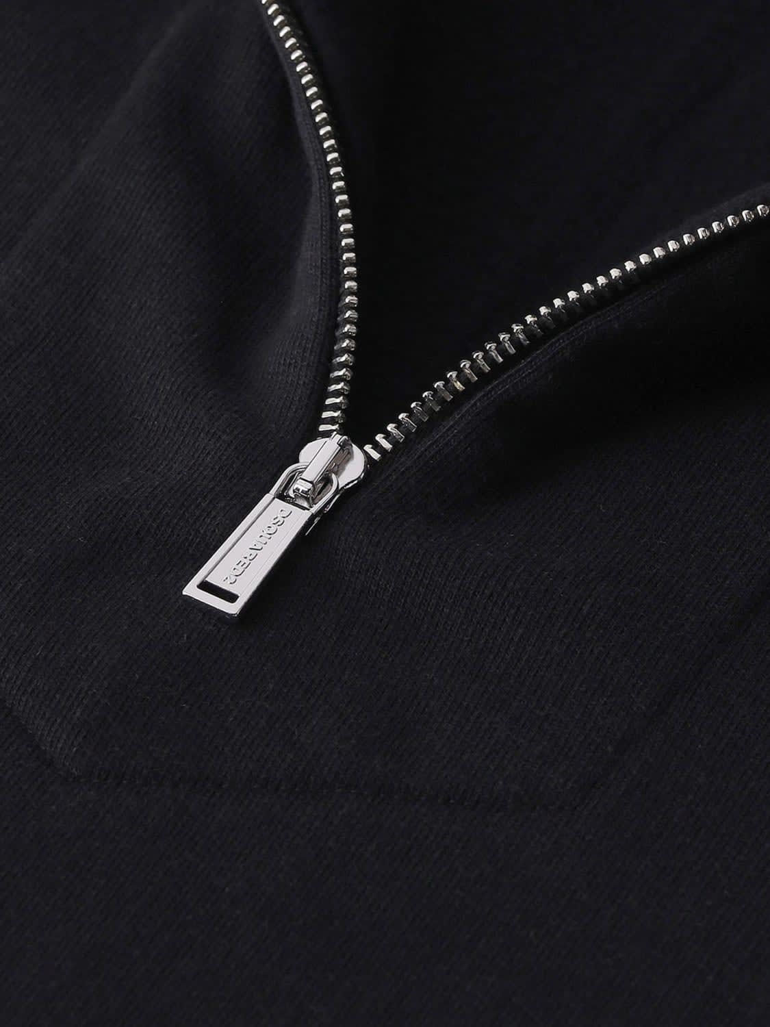 DSQUARED2
Felpa con zip Dsquared2 in cotone e collo alto con logo stampato