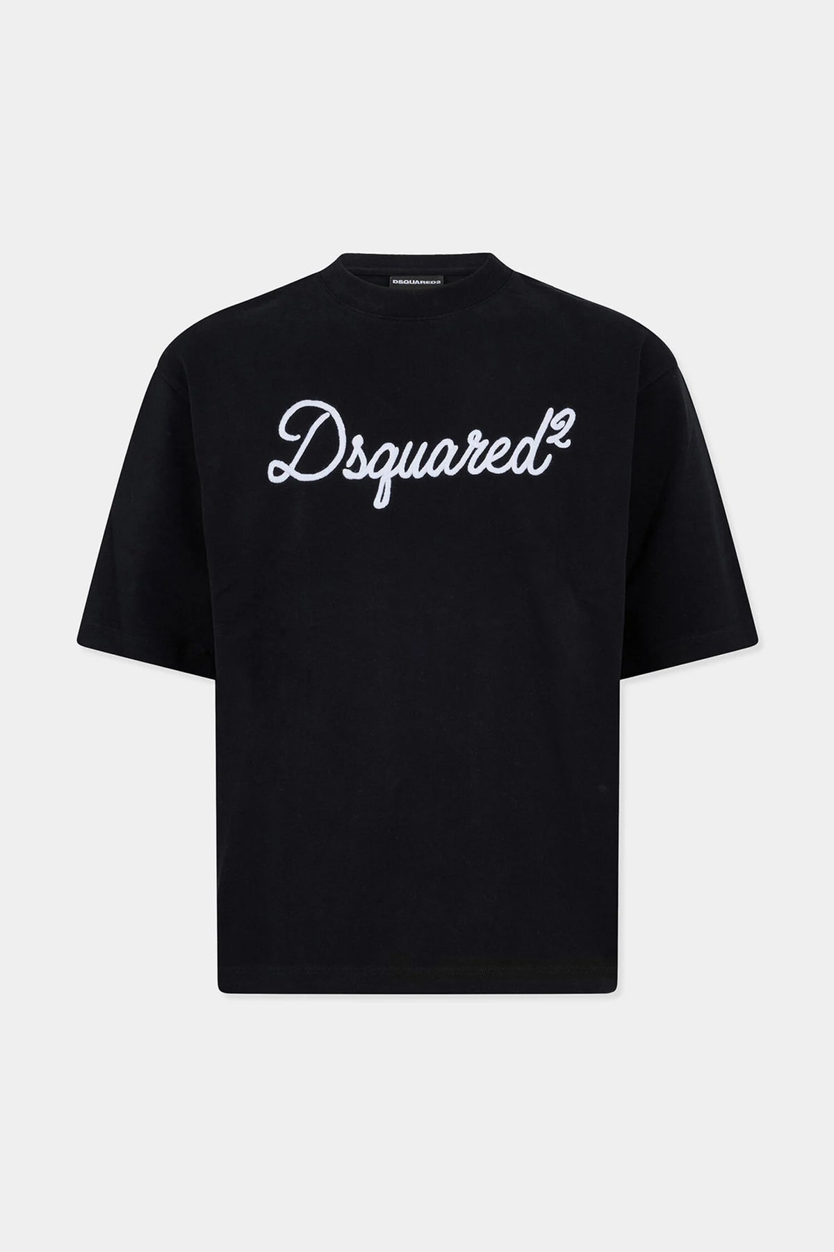 T-Shirt Loose Fit Con Ricamo Dsquared2