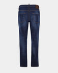 DARK CLEAN WASH TEDDY JEANS