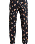 Pantaloni con stampa orsetto