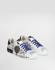 Sneaker Portofino in pelle di vitello con patch