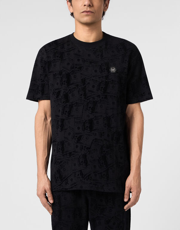 ROUND NECK T-SHIRT ALL-OVER DOLLAR