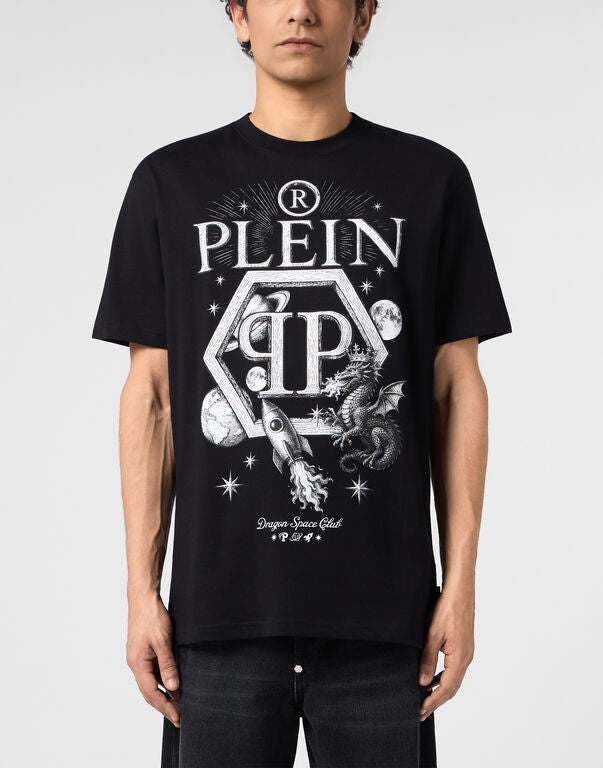 ROUND NECK T-SHIRT DRAGON HEXAGON