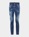 DARK EASY WASH SKATER JEANS
